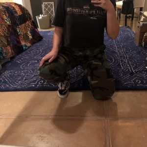 Camo army pants
